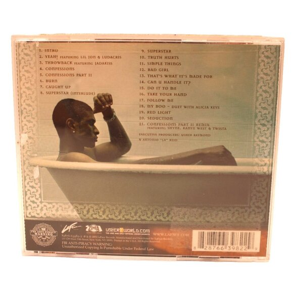 Usher Confessions Music CD 2004 Remix 21 Songs LaFace Record with Case Grammy - Picture 5 of 7